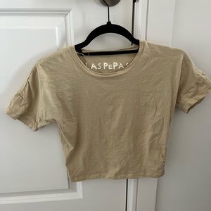 Las Pepas Beige T-shirt